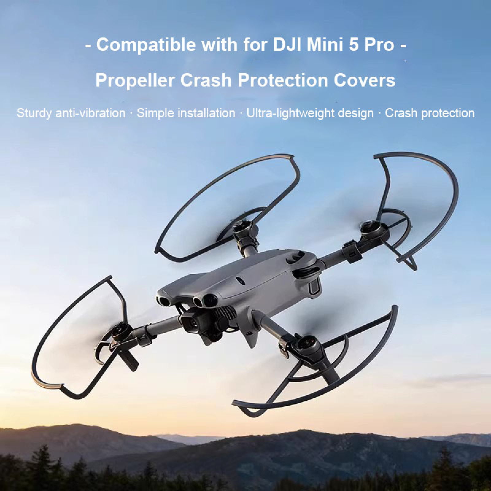 Drone Propeller Guard - Protection détachable pour Drone DJI Mini